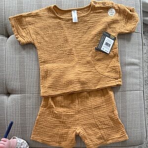 Modern Moments gauze outfit